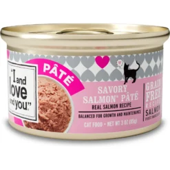 I And Love And You Savory Salmon Pate Grain-Free Canned Cat Food