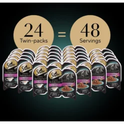 Sheba Gravy Indulgence Salmon Entree In Extra Gravy Grain-Free Adult Wet Cat Food, 2.64-oz Can, Case Of 24 -Furry Feast 1017670 PT2. AC SS1800 V1700599141