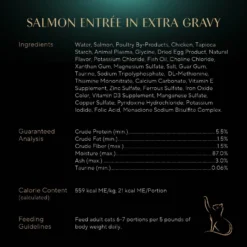 Sheba Gravy Indulgence Salmon Entree In Extra Gravy Grain-Free Adult Wet Cat Food, 2.64-oz Can, Case Of 24 -Furry Feast 1017670 PT5. AC SS1800 V1700599168