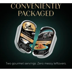 Sheba Gravy Indulgence Chicken & Beef In Extra Gravy Variety Pack Grain-Free Adult Wet Cat Food, 2.64-oz Can, Case Of 12 -Furry Feast 1017678 PT6. AC SS1800 V1700599156