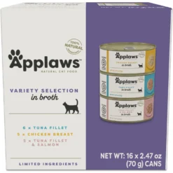 Applaws Variety Selection In Broth Variety Pack Grain-Free Wet Cat Food