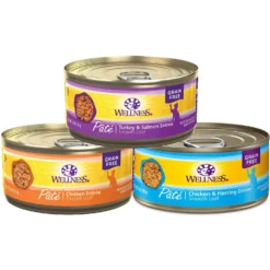 Wellness Complete Health Poultry Lovers Pate Variety Pack Grain-Free Natural Canned Cat Food