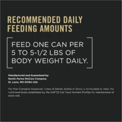 Purina Pro Plan Adult Turkey & Giblets Entree In Gravy Canned Cat Food -Furry Feast 102297 PT7. AC SS1800 V1674494982