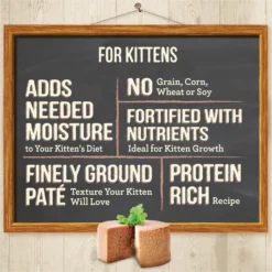 Merrick Purrfect Bistro Kitten Dinner Grain-Free Canned Cat Food -Furry Feast 102342 PT2. AC SS1800 V1696012536