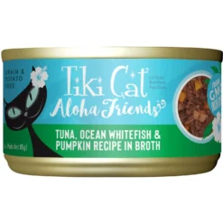 Tiki Cat Aloha Friends Tuna With Ocean Whitefish & Pumpkin Grain-Free Wet Cat Food