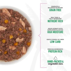 Tiki Cat Aloha Friends Tuna With Ocean Whitefish & Pumpkin Grain-Free Wet Cat Food -Furry Feast 102913 PT5. AC SS1800 V1537545780