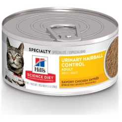 Hill's Science Diet Adult Urinary Hairball Control Savory Chicken Entree Canned Cat Food
