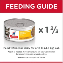 Hill's Science Diet Adult Urinary Hairball Control Savory Chicken Entree Canned Cat Food -Furry Feast 104602 PT7. AC SS1800 V1605841019