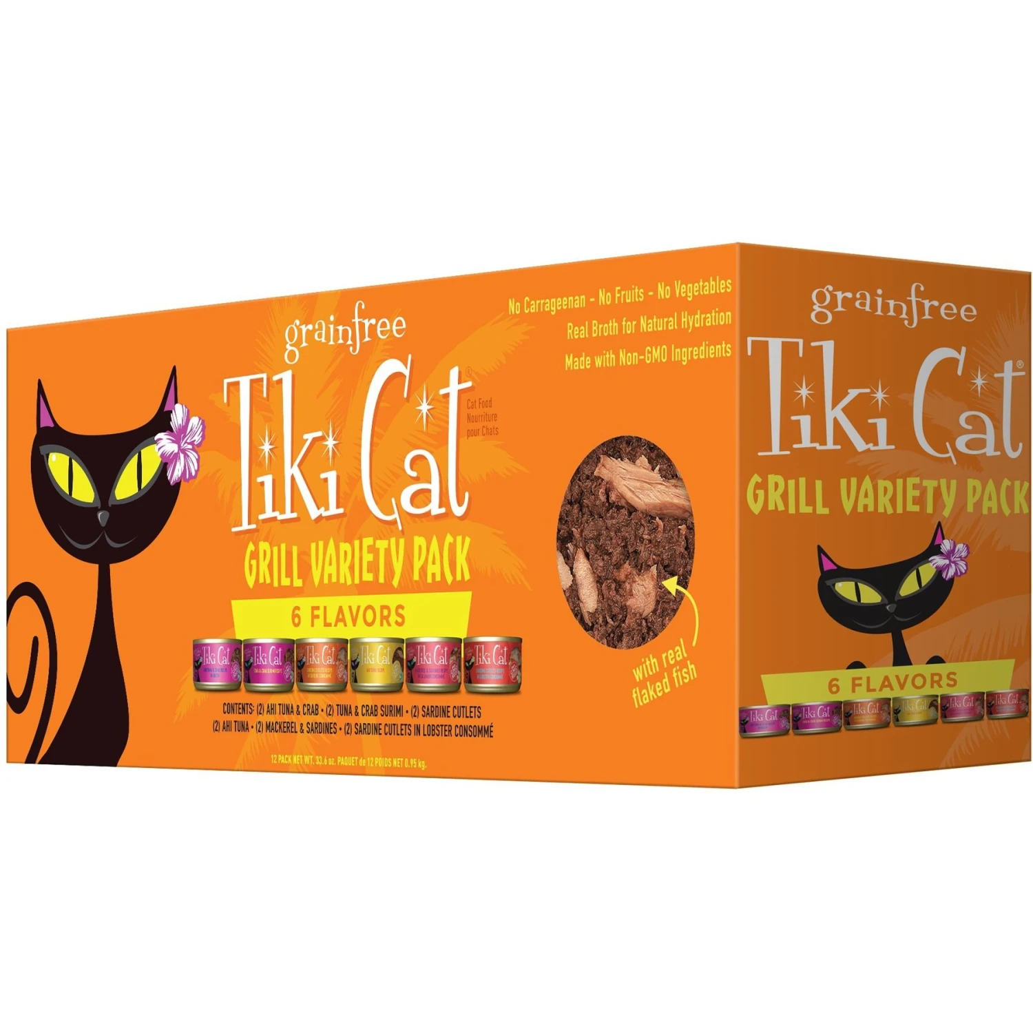 Tiki Cat Grill Variety Pack Grain-Free Canned Cat Food 1 Tiki Cat Grill Variety Pack Grain-Free Canned Cat Food