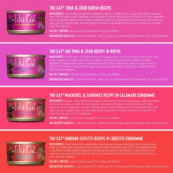 Tiki Cat Grill Variety Pack Grain-Free Canned Cat Food 10 Tiki Cat Grill Variety Pack Grain-Free Canned Cat Food -Furry Feast 105266 PT1. AC SS1800 V1703862983