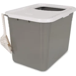 Petmate Top Entry Litter Pan -Furry Feast 105471 PT3. AC SS1800 V1536765304