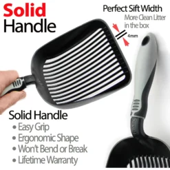 IPrimio Sifter With Non-Stick Litter Scooper 9 IPrimio Sifter With Non-Stick Litter Scooper -Furry Feast 107172 PT2. AC SS1800 V1518103354