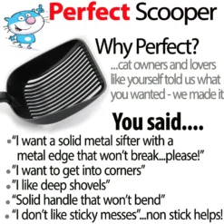 IPrimio Sifter With Non-Stick Litter Scooper 12 IPrimio Sifter With Non-Stick Litter Scooper -Furry Feast 107172 PT5. AC SS1800 V1518103358