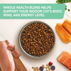 Rachael Ray Nutrish Indoor Complete Chicken With Lentils & Salmon Recipe Natural Dry Cat Food -Furry Feast 108512 PT3. AC SS1800 V1691766081