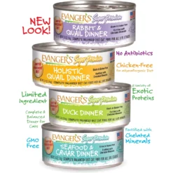 Evanger's Super Premium Quail Dinner Grain-Free Canned Cat Food -Furry Feast 109685 PT2. AC SS1800 V1677271592