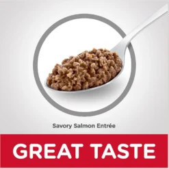 Hill's Science Diet Kitten Savory Salmon Entree Canned Cat Food -Furry Feast 110296 PT5. AC SS1800 V1598151378