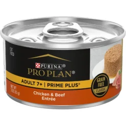 Purina Pro Plan Prime Plus Adult 7+ Chicken & Beef Entree Classic Canned Cat Food