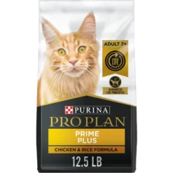 Purina Pro Plan Prime Plus Adult 7+ Chicken & Rice Formula Dry Cat Food