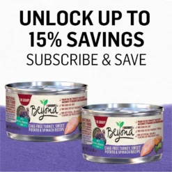 Purina Beyond Cage-Free Turkey, Sweet Potato & Spinach Recipe In Gravy Canned Cat Food -Furry Feast 112047 PT8. AC SS1800 V1700156471