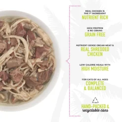 Tiki Cat After Dark Chicken & Beef Canned Cat Food -Furry Feast 112293 PT4. AC SS1800 V1657655269