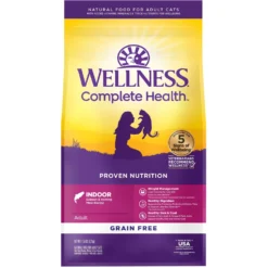 Wellness Complete Health Natural Grain-Free Salmon & Herring Dry Cat Food