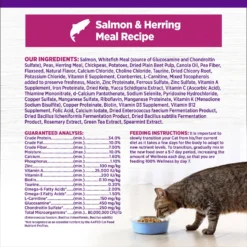 Wellness Complete Health Natural Grain-Free Salmon & Herring Dry Cat Food -Furry Feast 114503 PT7. AC SS1800 V1636554079