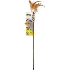 Pet Zone Bounce & Pounce Wand Cat Toy With Catnip -Furry Feast 115580 PT4. AC SS1800 V1527269341