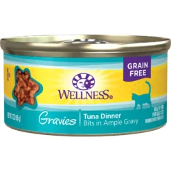 Wellness Natural Grain-Free Gravies Tuna Dinner Canned Cat Food