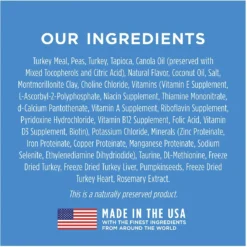 Instinct Limited Ingredient Diet Grain-Free Recipe With Real Turkey Freeze-Dried Raw Coated Dry Cat Food -Furry Feast 119127 PT5. AC SS1800 V1564521515