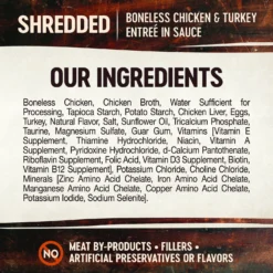 Wellness CORE Signature Selects Shredded Boneless Chicken & Turkey Entree In Sauce Grain-Free Natural Canned Cat Food -Furry Feast 119859 PT6. AC SS1800 V1621988908