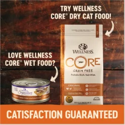 Wellness CORE Signature Selects Shredded Boneless Chicken & Turkey Entree In Sauce Grain-Free Natural Canned Cat Food -Furry Feast 119859 PT7. AC SS1800 V1678465101