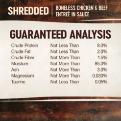 Wellness CORE Signature Selects Shredded Boneless Chicken & Beef Entree In Sauce Grain-Free Canned Cat Food -Furry Feast 119914 PT4. AC SS1800 V1678460217