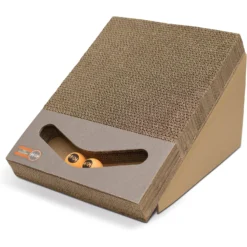 K&H Pet Products Scratch, Ramp & Track Cat Scratcher Toy With Catnip