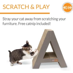 K&H Pet Products Stretch N' Scratch Cat Scratcher Toy -Furry Feast 121321 PT3. AC SS1800 V1627949876