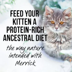 Merrick Backcountry Grain-Free Kitten Recipe Cuts Chicken & Duck In Gravy Cat Food Pouches -Furry Feast 123840 PT7. AC SS1800 V1638038819