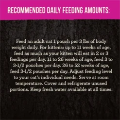 Merrick Backcountry Grain-Free Kitten Recipe Cuts Chicken & Duck In Gravy Cat Food Pouches -Furry Feast 123840 PT8. AC SS1800 V1506523209