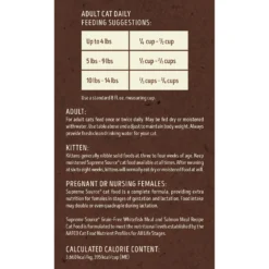 Supreme Source Whitefish Meal & Salmon Meal Grain-Free Dry Cat Food -Furry Feast 125176 PT5. AC SS1800 V1612825282