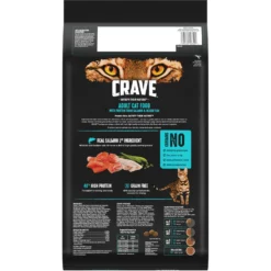 Crave With Protein From Salmon & Ocean Fish Adult Grain-Free Dry Cat Food -Furry Feast 126683 PT1. AC SS1800 V1688743134