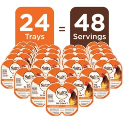 Nutro Perfect Portions Grain-Free Cuts In Gravy Chicken Recipe Adult Wet Cat Food Trays -Furry Feast 128571 PT3. AC SS1800 V1702678625