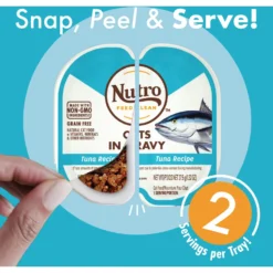 Nutro Perfect Portions Grain-Free Cuts In Gravy Tuna Recipe Adult Wet Cat Food Trays -Furry Feast 128577 PT2. AC SS1800 V1702678410