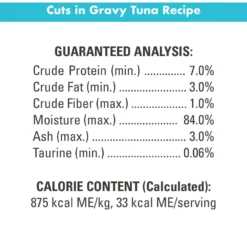 Nutro Perfect Portions Grain-Free Cuts In Gravy Tuna Recipe Adult Wet Cat Food Trays -Furry Feast 128577 PT6. AC SS1800 V1702678408