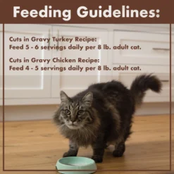 Nutro Perfect Portions Grain-Free Real Turkey & Real Chicken Cuts In Gravy Recipe Variety Pack Adult Wet Cat Food Trays -Furry Feast 128587 PT7. AC SS1800 V1702678350