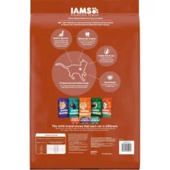 Iams ProActive Health High Protein Chicken & Salmon Recipe Dry Cat Food -Furry Feast 128630 PT2. AC SS1800 V1623280355