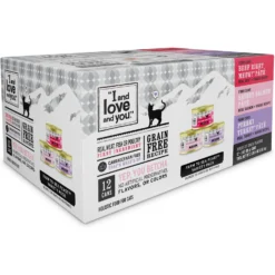 I And Love And You Variety Pack Wholly Cow!, Savory Salmon And Purrky Turkey Pate Canned Cat Food