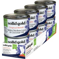 Solid Gold Tropical Blendz With Chicken Liver & Coconut Oil Pate Grain-Free Canned Cat Food