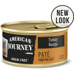 American Journey Pate Turkey Recipe Grain-Free Canned Cat Food
