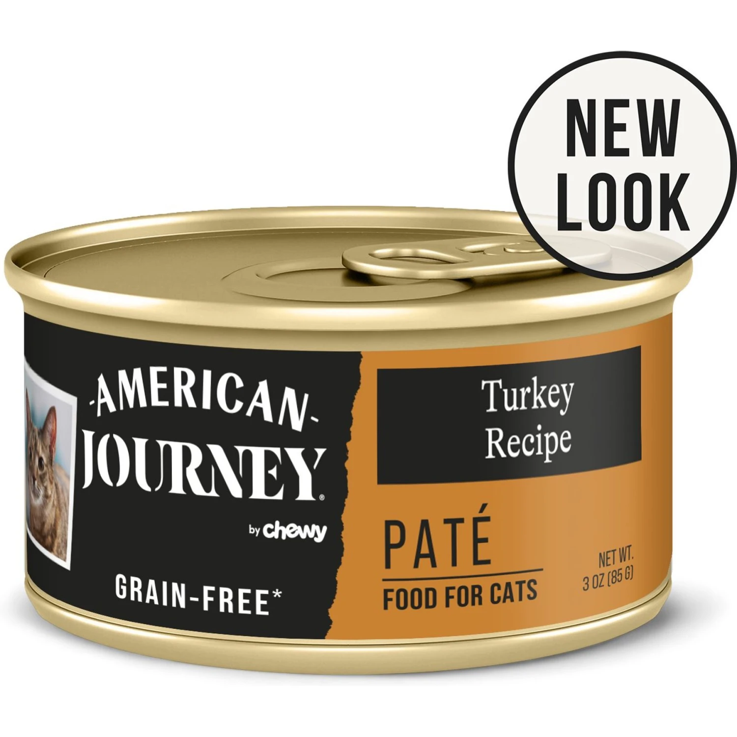 American Journey Pate Turkey Recipe Grain-Free Canned Cat Food 1 American Journey Pate Turkey Recipe Grain-Free Canned Cat Food