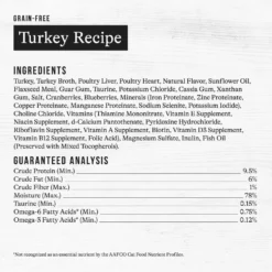 American Journey Pate Turkey Recipe Grain-Free Canned Cat Food 17 American Journey Pate Turkey Recipe Grain-Free Canned Cat Food -Furry Feast 133905 PT8. AC SS1800 V1689972578