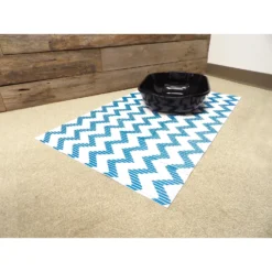 Fresh Kitty Jumbo Foam Chevron Cat Litter Mat -Furry Feast 135255 PT2. AC SS1800 V1502919427