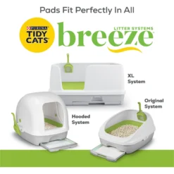 Tidy Cats Breeze Spring Clean Scented Litter System Cat Pads -Furry Feast 139317 PT3. AC SS1800 V1700162689